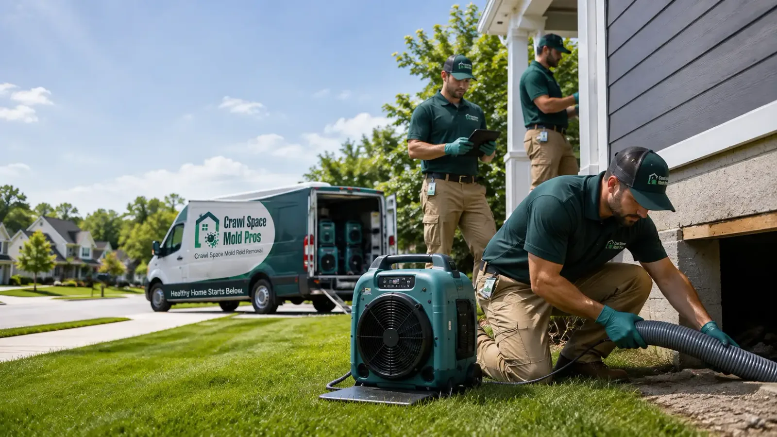 Crawl Space Mold Removal in Pipestone, MN